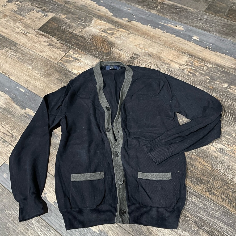 J Crew mens cárdigan 100%cotton M